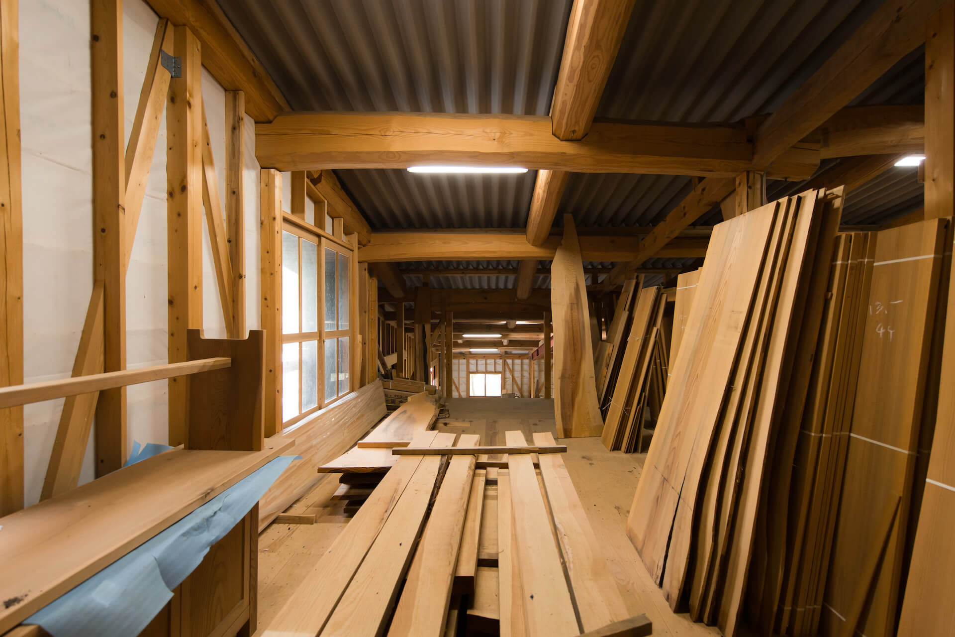 製材された国産木材